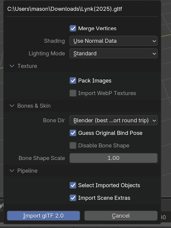 Blender Import